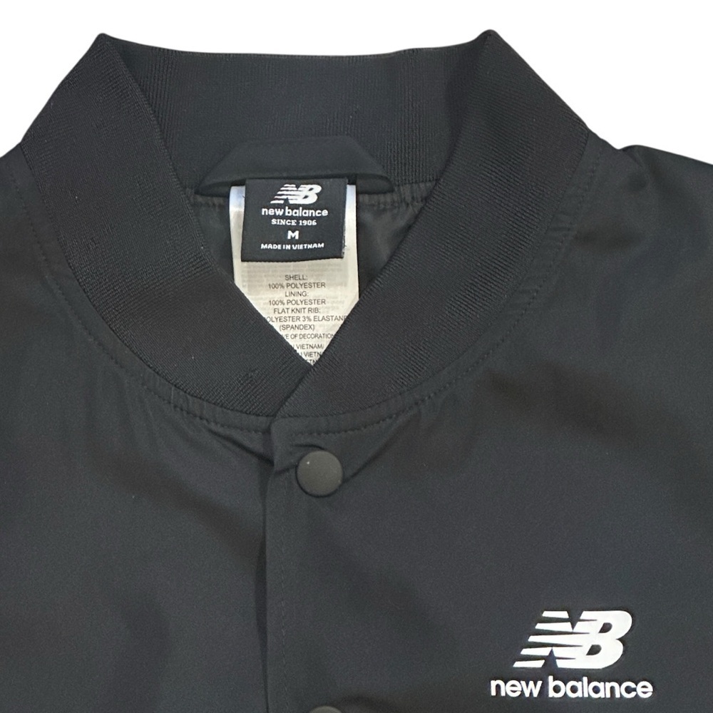 New Balance Essentials Core Bomber Button-Up Jack… - image 3